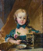Francois Boucher Playing with a Goldfinch Sweden oil painting artist